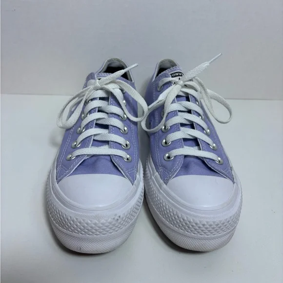 Converse Lavender Purple Low Top Sneakers - Picture 2 of 9
